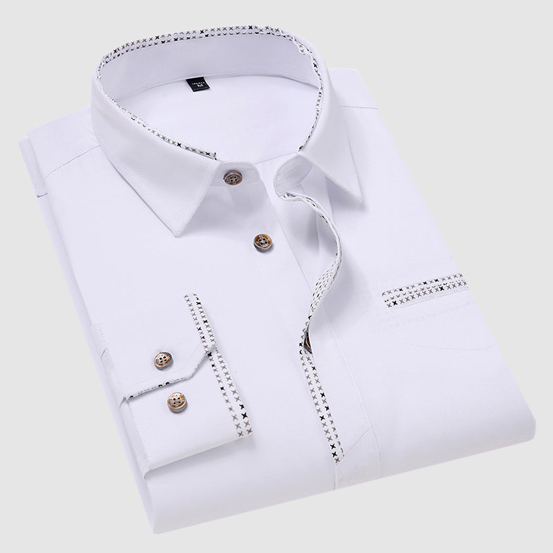 Men's casual long sleeve shirt