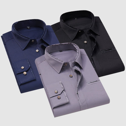 Men's casual long sleeve shirt