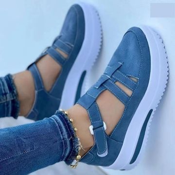 Women’s Platform Sandals – Strappy Design – Open Toe Casual Fit