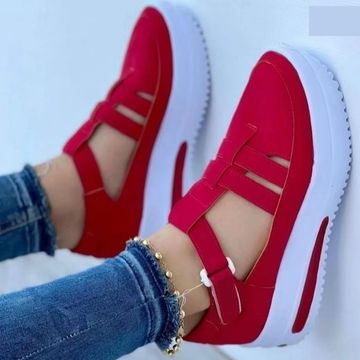 Women’s Platform Sandals – Strappy Design – Open Toe Casual Fit