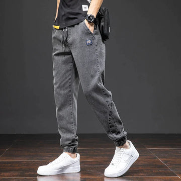 Lucio - Herenstraatwear denim joggingsbroek