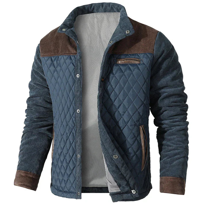 Cozy stand-up collar jacket for men