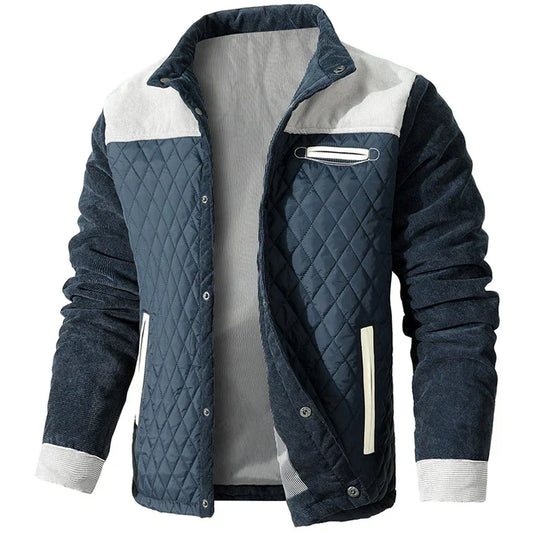 Cozy stand-up collar jacket for men