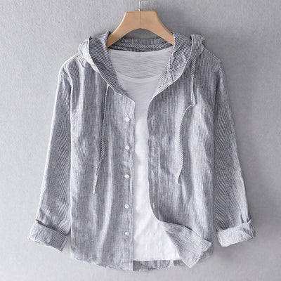 Hooded Shirt - Lightweight Breathable Top for Casual Style