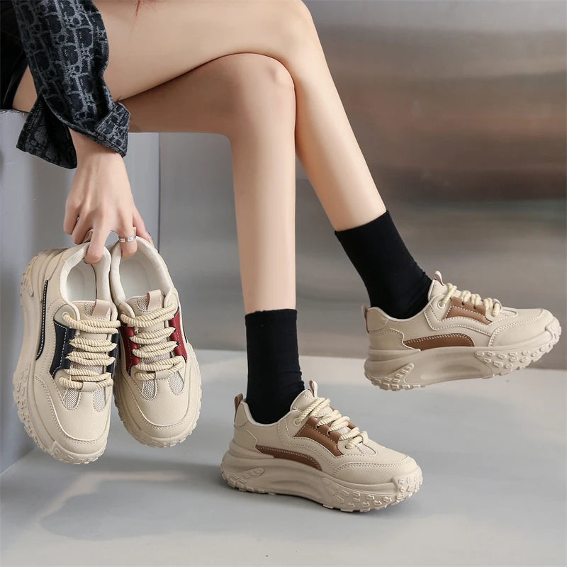 Women's Comfortable Thick Sole Sneakers