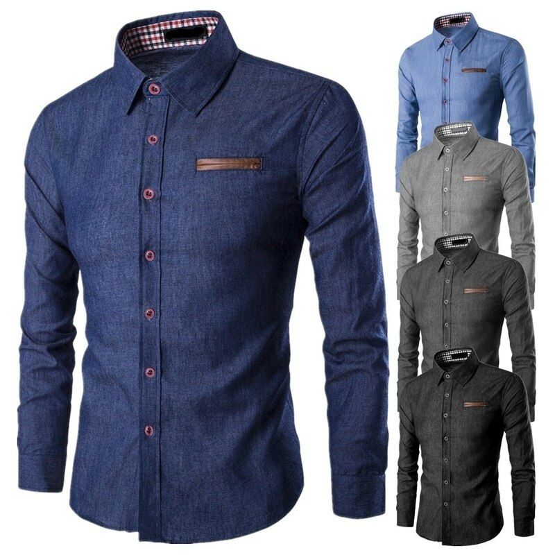 Denim Blouse | Slim Fit Lightweight Shirt with Sustainable Fabric