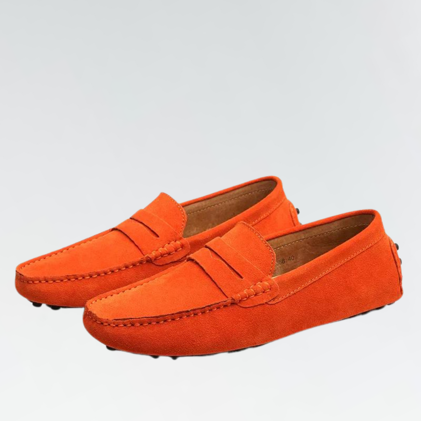 Men’s Leather Loafers – Slip-On Penny Strap – Driving Sole – Formal Fit