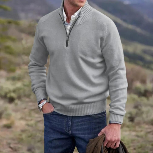 Men's comfortable long sleeve sweater