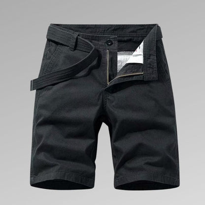 Men’s Cargo Shorts – Relaxed Fit – Breathable Blend – Knee Length – Utility Pockets