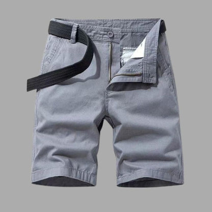 Men’s Cargo Shorts – Relaxed Fit – Breathable Blend – Knee Length – Utility Pockets