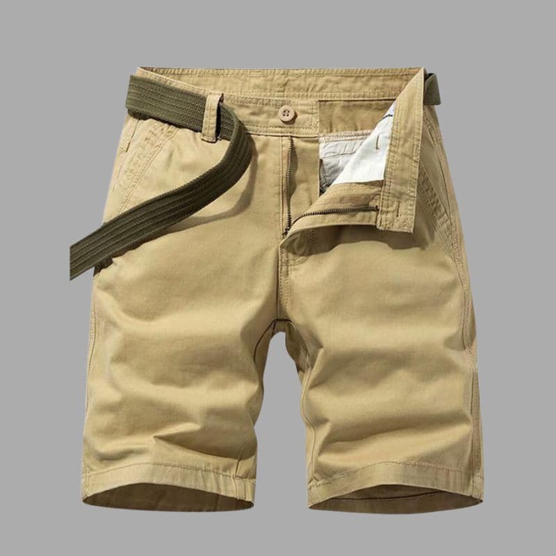 Men’s Cargo Shorts – Relaxed Fit – Breathable Blend – Knee Length – Utility Pockets