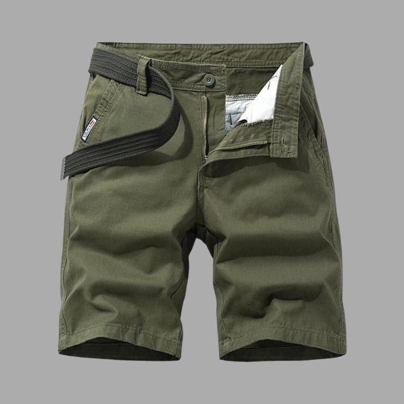 Men’s Cargo Shorts – Relaxed Fit – Breathable Blend – Knee Length – Utility Pockets