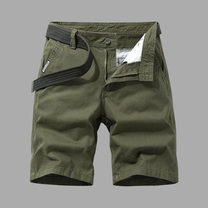 Men’s Cargo Shorts – Relaxed Fit – Breathable Blend – Knee Length – Utility Pockets