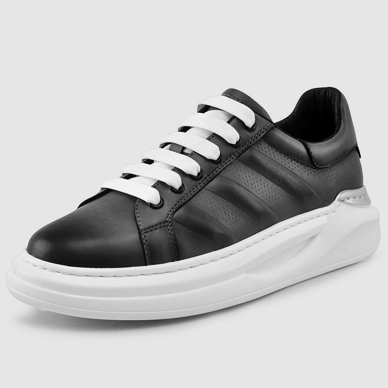 Men's stylish leather city sneakers