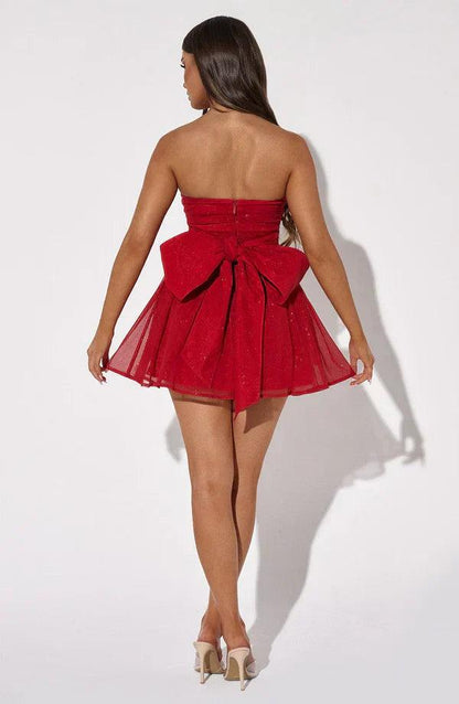 Glitter Short Party Dress for Women