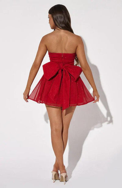 Glitter Short Party Dress for Women