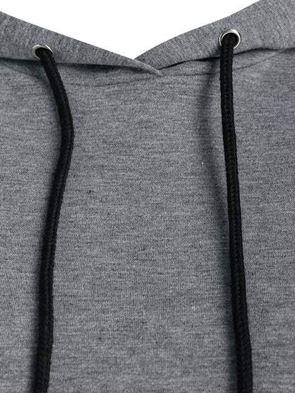 Women's Hooded Mini Dress - A-Line Fit - Lace-Up Sides - Long Sleeve Casual Wear