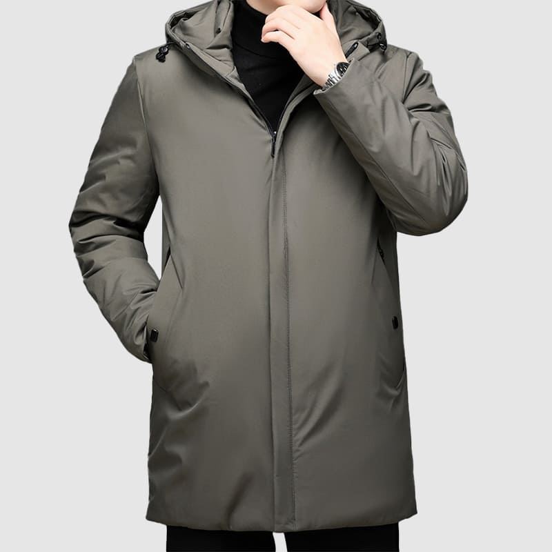 Men's thick winter jacket