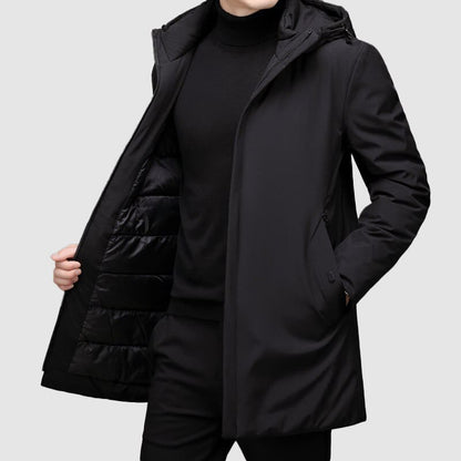 Men's thick winter jacket