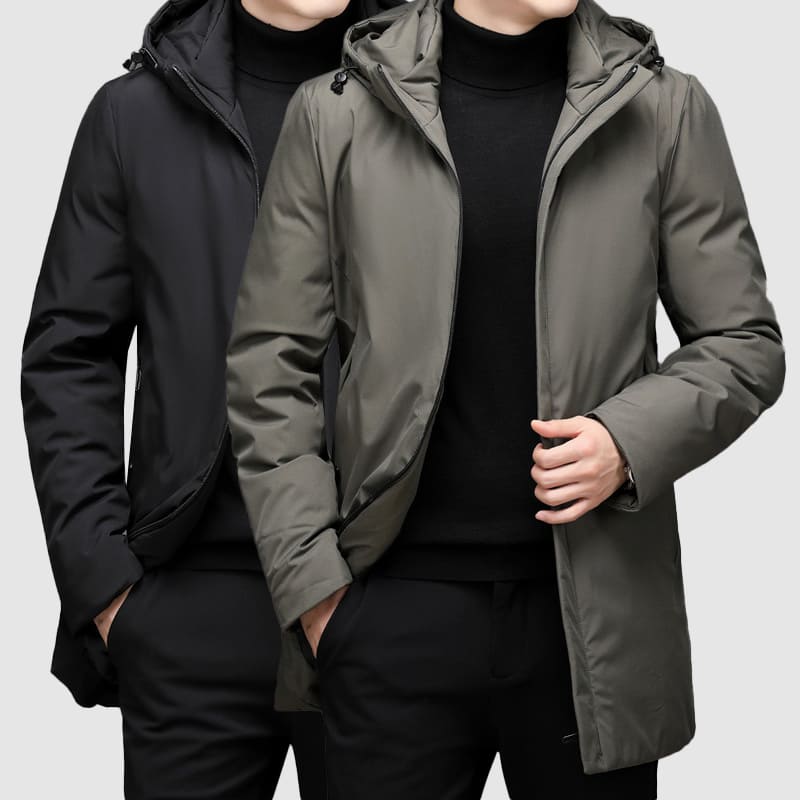 Men's thick winter jacket