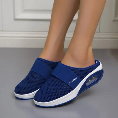 Women’s Orthopedic Wedge Sandals – Slip-On – Cushioned Air Sole