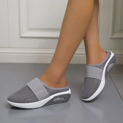 Women’s Orthopedic Wedge Sandals – Slip-On – Cushioned Air Sole