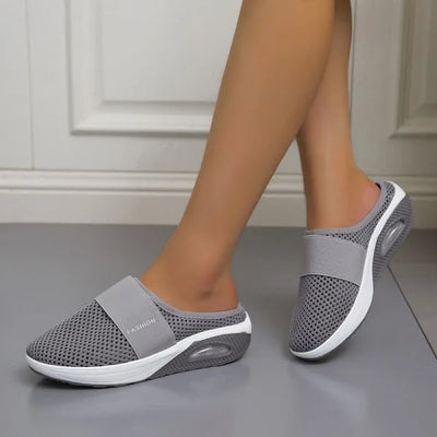 Women’s Orthopedic Wedge Sandals – Slip-On – Cushioned Air Sole