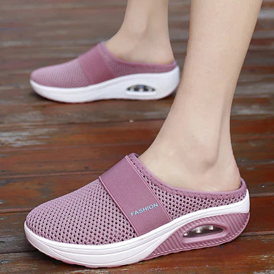Women’s Orthopedic Wedge Sandals – Slip-On – Cushioned Air Sole