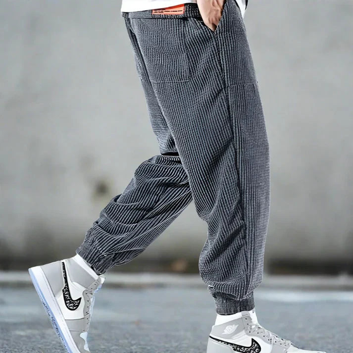 Modern loose corduroy pants for men