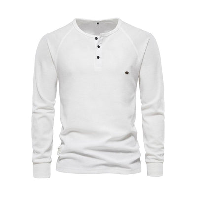 Men's Classic Long Sleeve Casual Shirt - Button-Up
