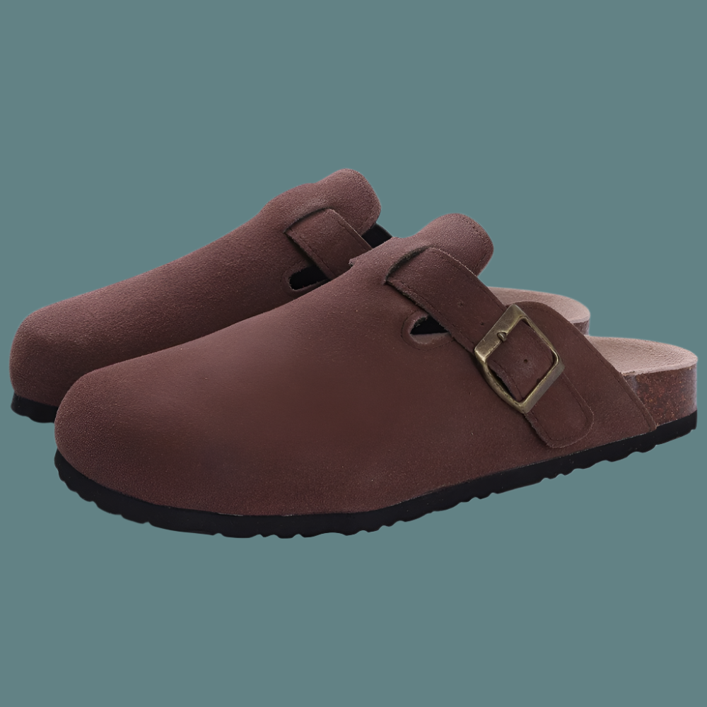 Women’s Slip-On Sandals – Cushioned Insole – Adjustable Strap – Supportive Fit