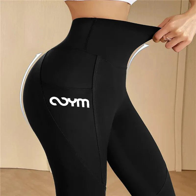 High Waist Sports Leggings for Women with Pocket - Workout & Yoga