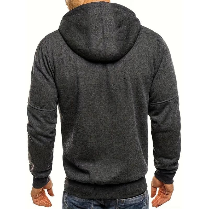 Men's casual hooded jacket