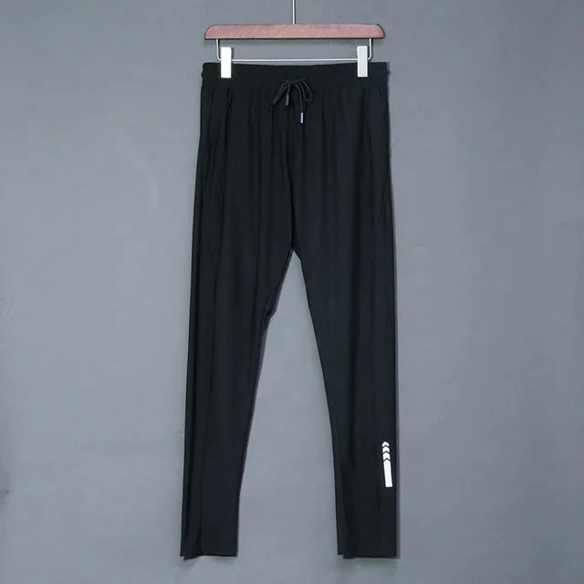 Men’s Jogger Trousers - Slim Fit - Tapered Leg - Elastic Waist - Drawstring - Side Pockets