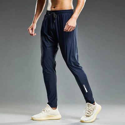 Men’s Jogger Trousers - Slim Fit - Tapered Leg - Elastic Waist - Drawstring - Side Pockets