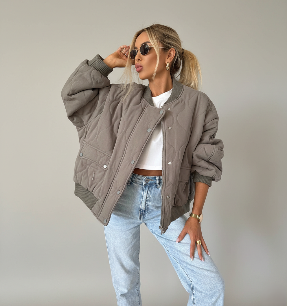 Women's Quilted Jacket - Casual Chic - Versatile Comfort - Perfect for Every Occasion