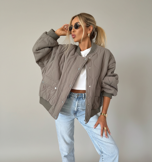Women's Quilted Jacket - Casual Chic - Versatile Comfort - Perfect for Every Occasion