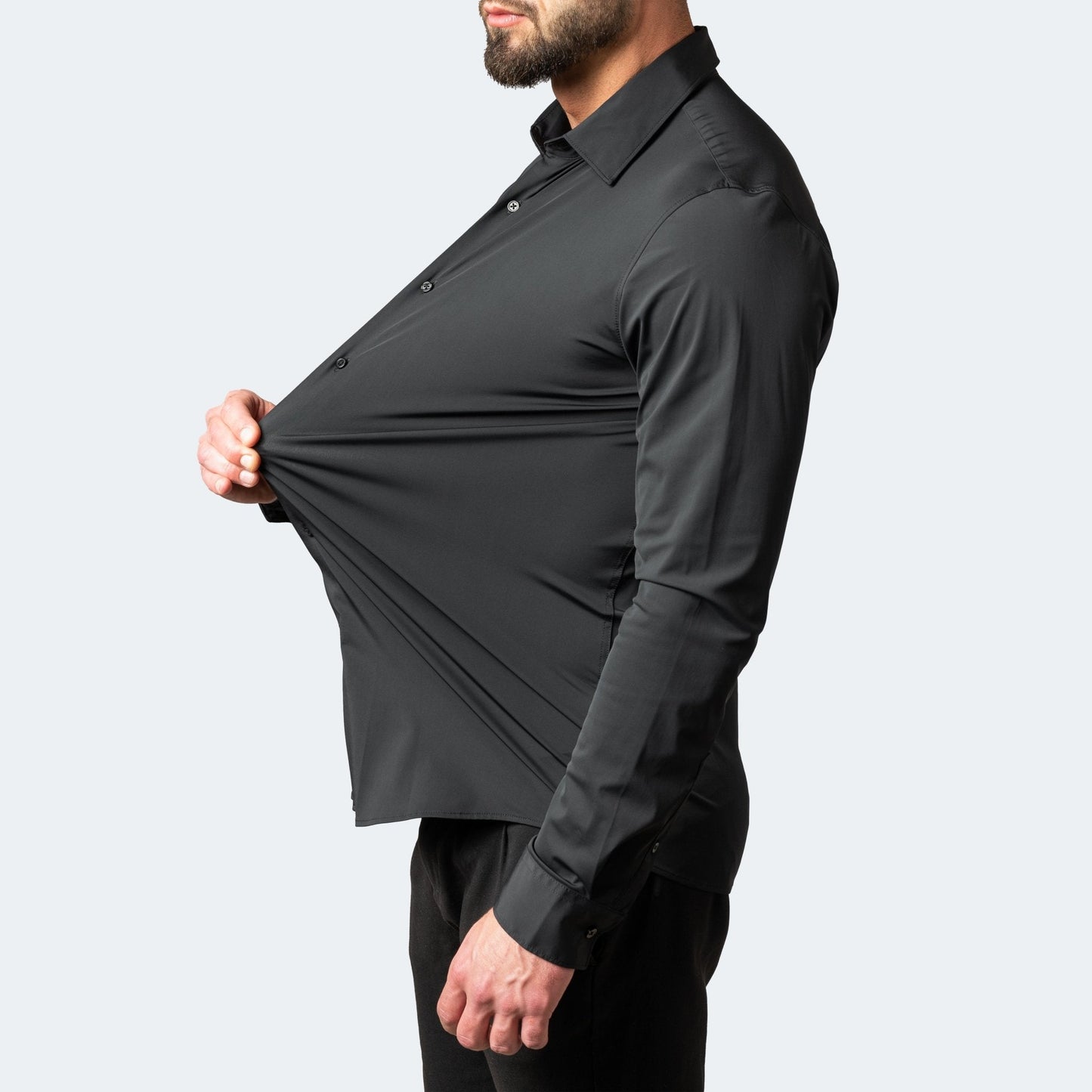 Men's Wrinkle-Free Stretch Shirt - Breathable and Comfortable
