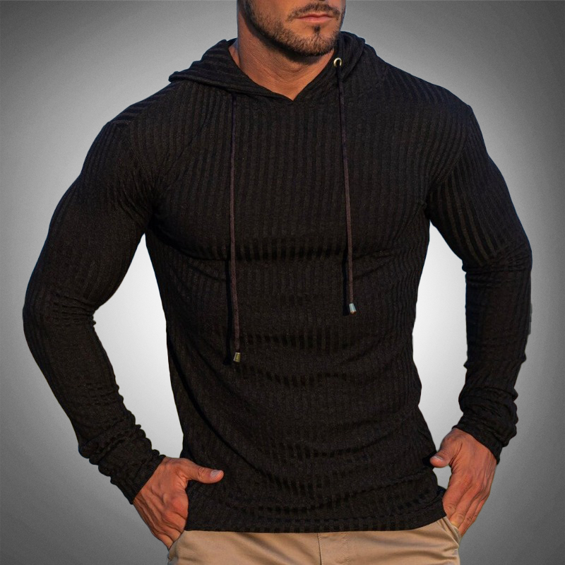 Men's sweater with slim knit