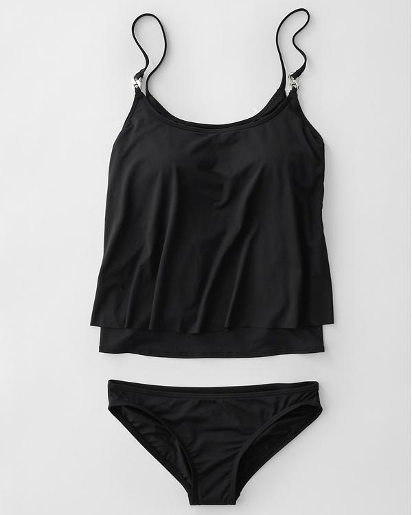 Women’s Tankini Set – Relaxed Fit – Adjustable Straps – Quick-Dry Breathable Blend