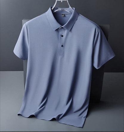 Men’s Polo Shirt – Classic Fit – Breathable Blend – Soft Touch – Button Placket