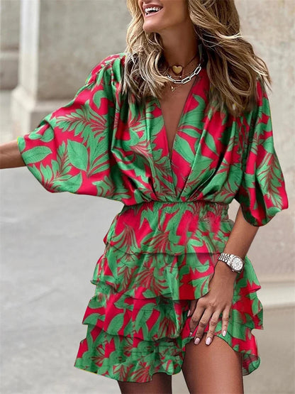 Women's Long Sleeve Summer Dress - Modern Casual Flowy Style