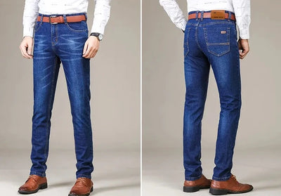 Men’s Slim Fit Jeans – Classic Denim – Five Pockets – Stylish Tailored Design