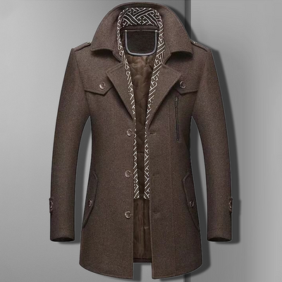 Men's stylish shawl collar coat