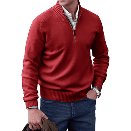 Men's comfortable long sleeve sweater