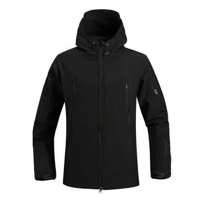 Men's winter plus velvet softshell windbreaker