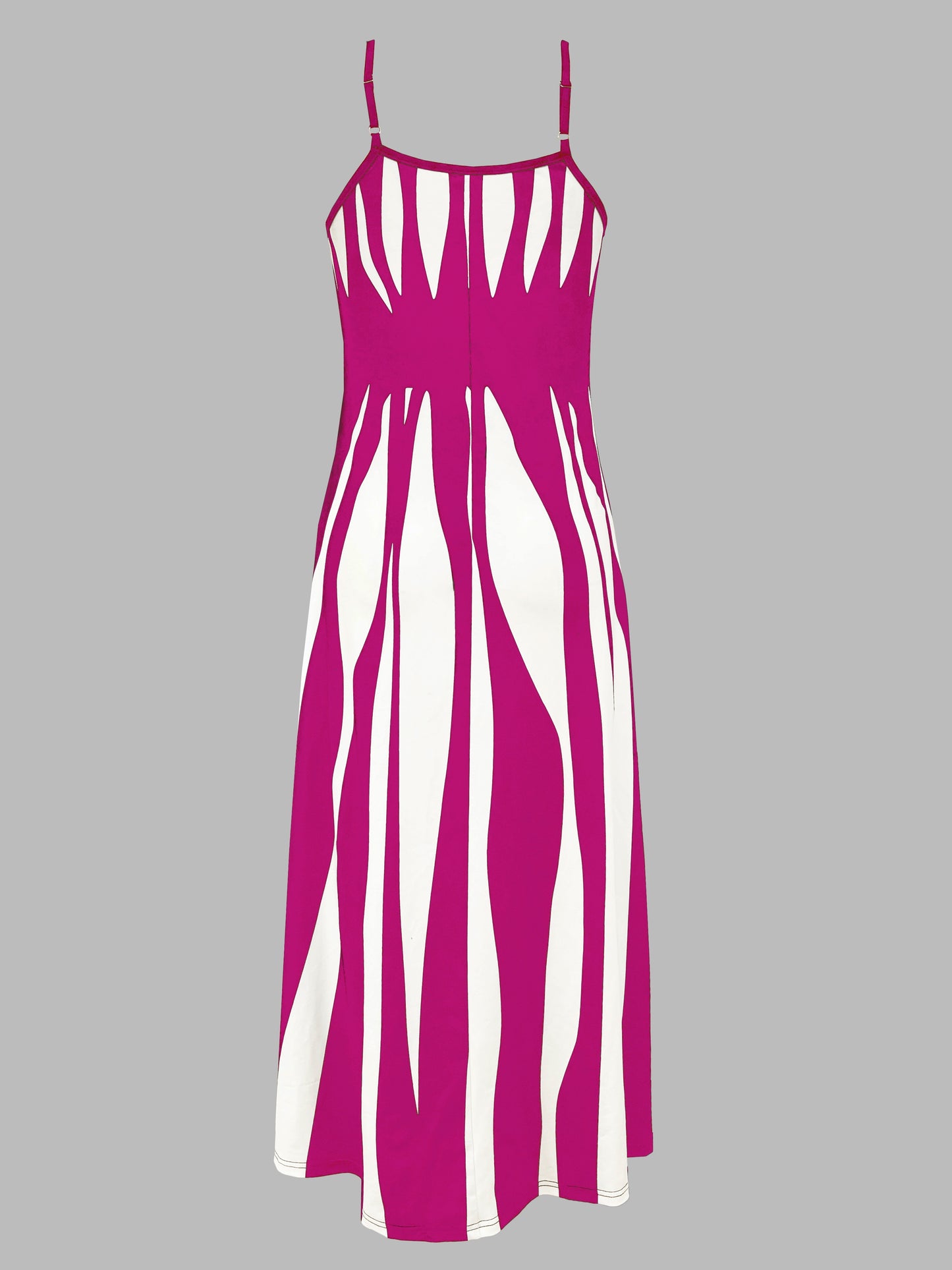 Striped maxi dress for women