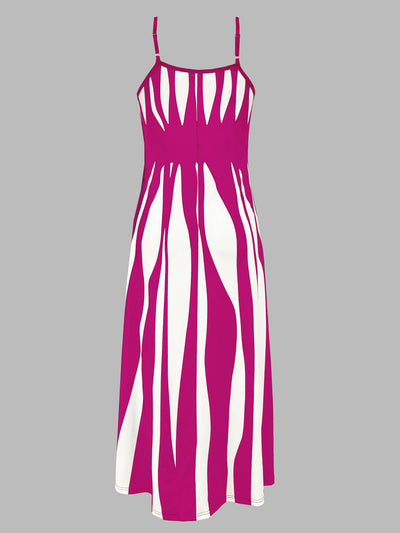 Women’s Maxi Dress – Sleeveless V-Neck – Relaxed Fit – Lightweight Casual Wear