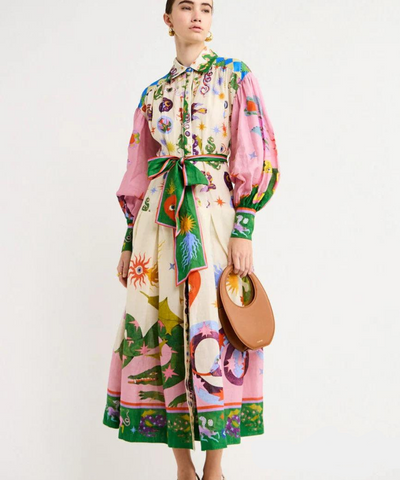 Women's italian maxi dress
