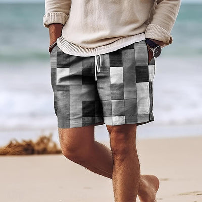 Men’s Swim Shorts – Quick Dry – Regular Fit – Mid-Thigh – Breathable Blend – Drawstring Waist